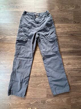 Zara Gray Cargo Pants | Size US 2